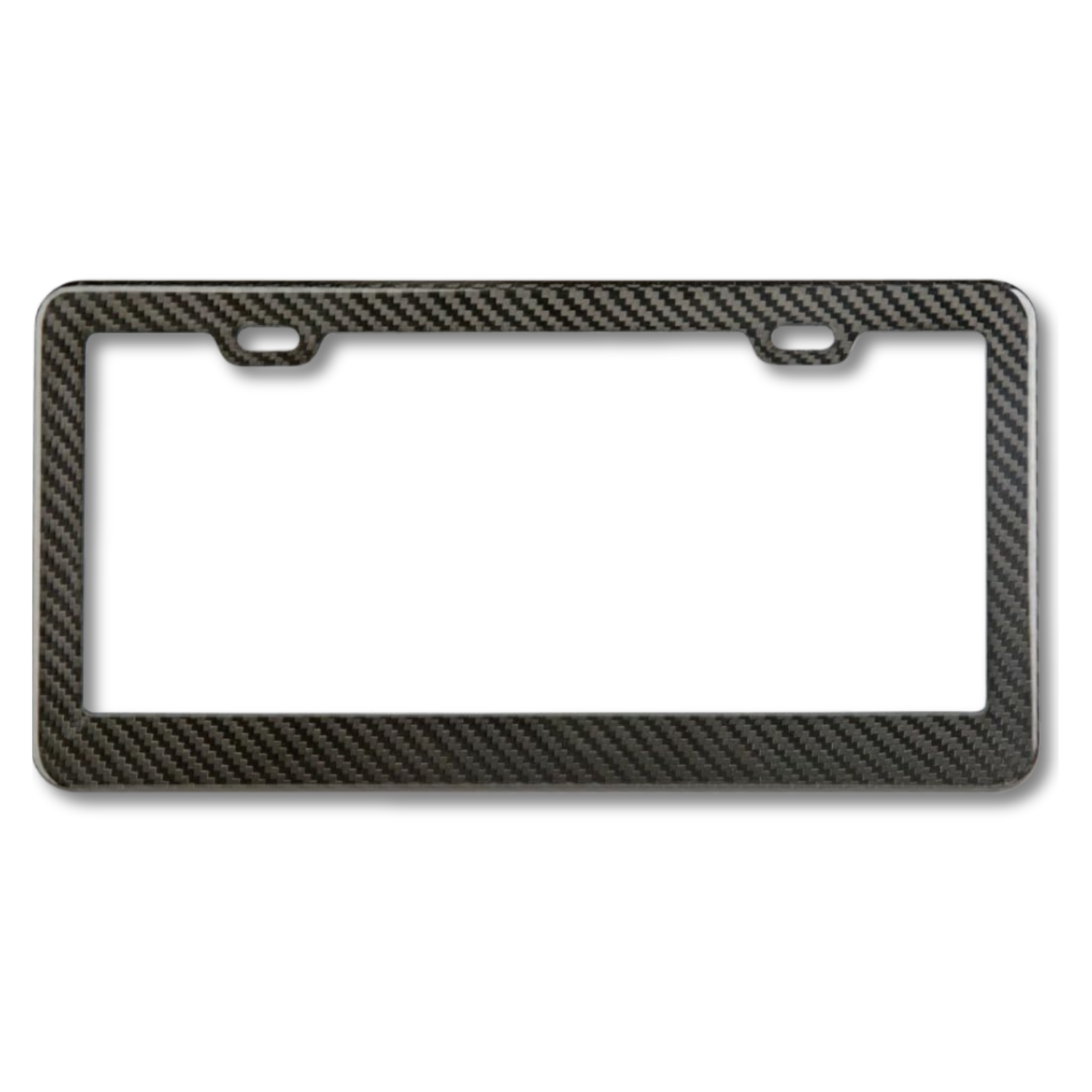 Real Carbon Fiber License Plate Frame 